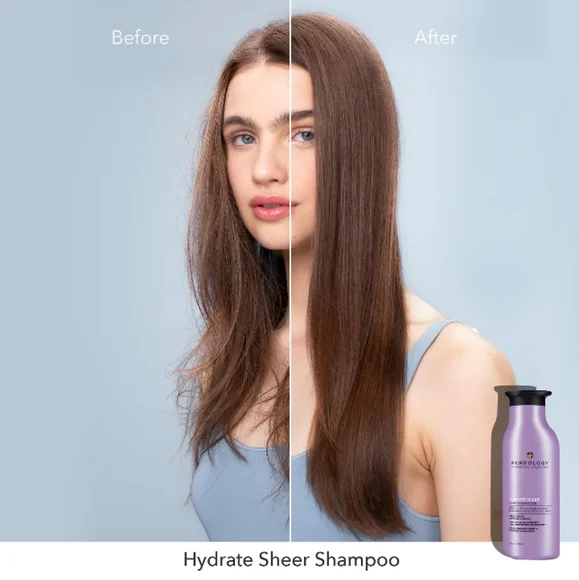 PUREOLOGY HYDRATE SHEER SHAMPOO MINI, 2 Count💖 - Picture 3 of 6